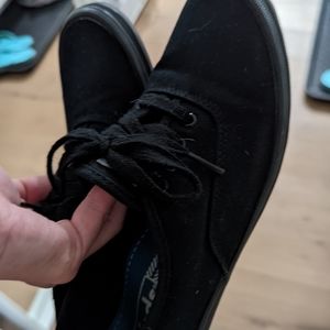 KEDS Champion Black Canvas Sneakers Size 6